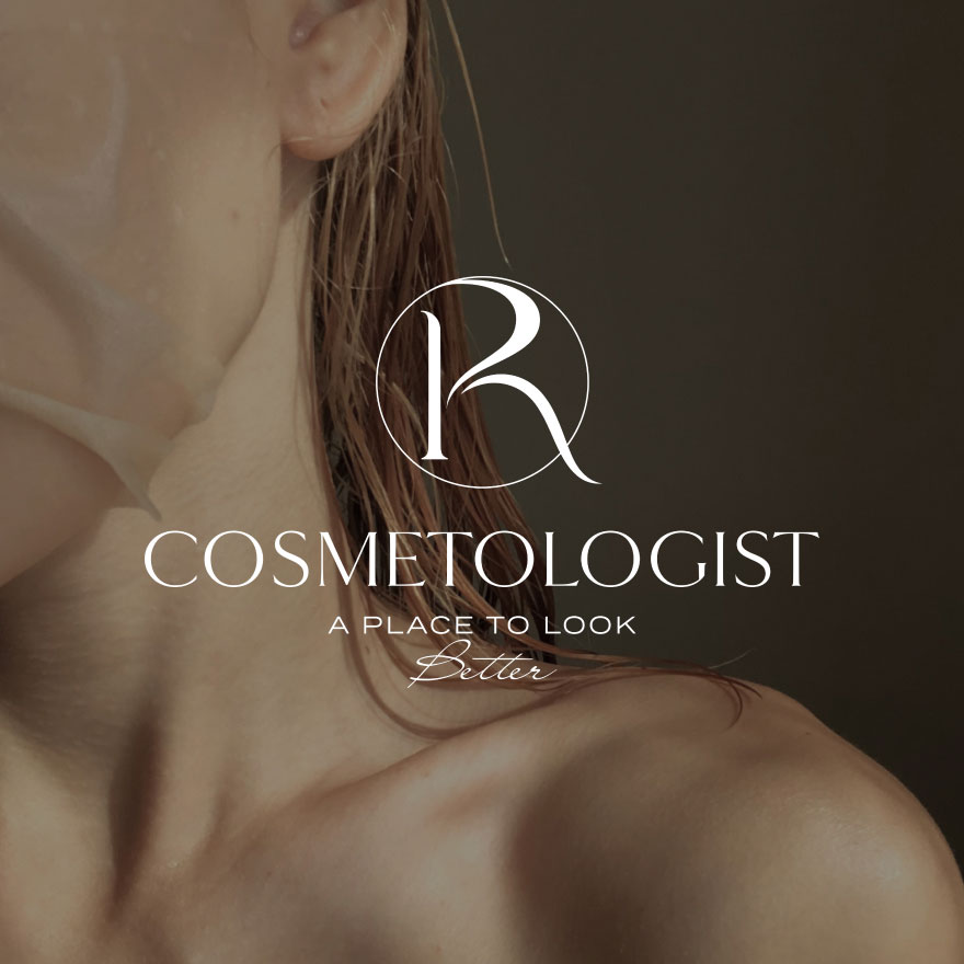 Logo and design development for brand Rose Cosmetologist